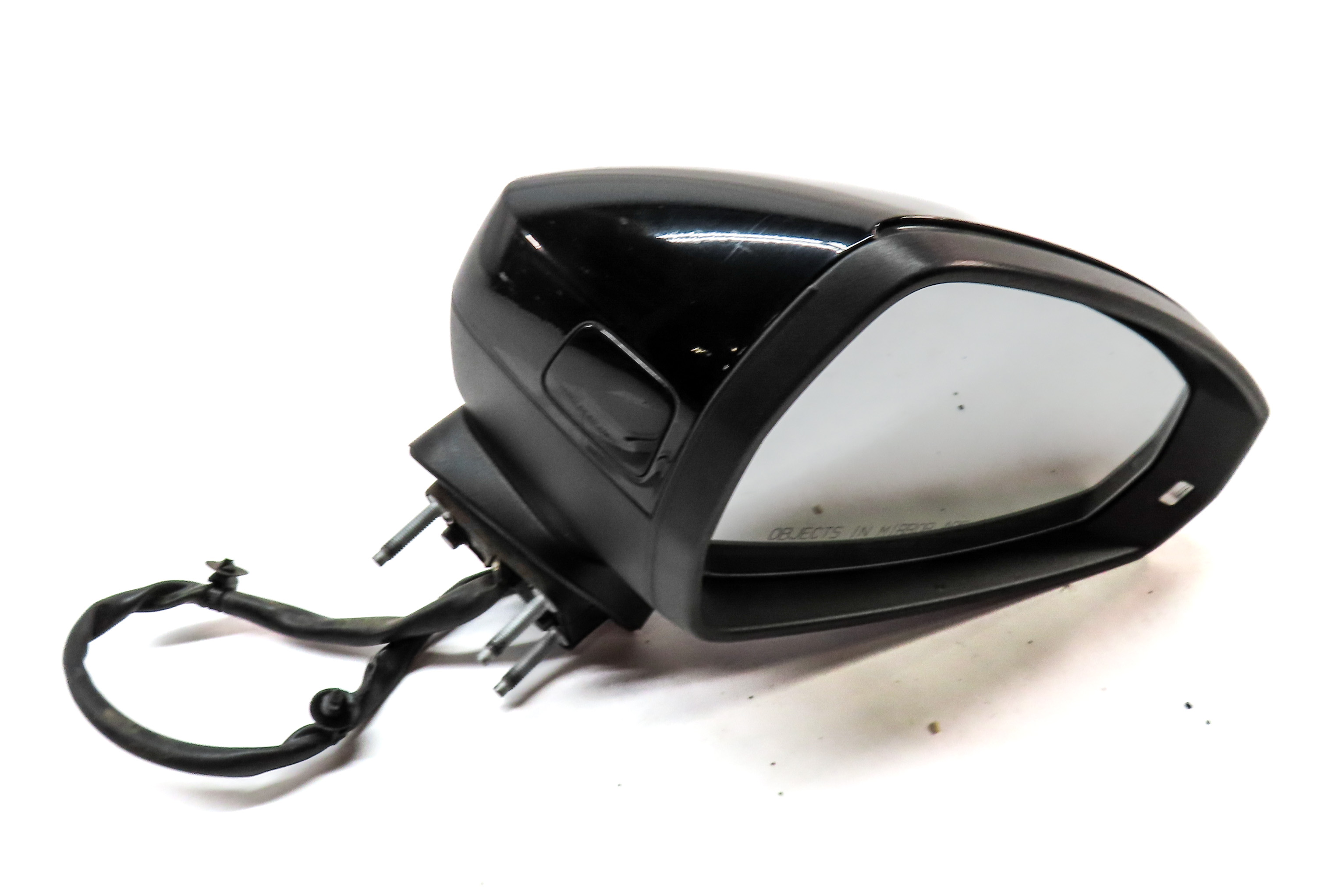 15-18 AUDI A3 S3 (8V) RIGHT PASSENGER MANUAL FOLD HEATED DOOR MIRROR (BLACK) — exact item pictured